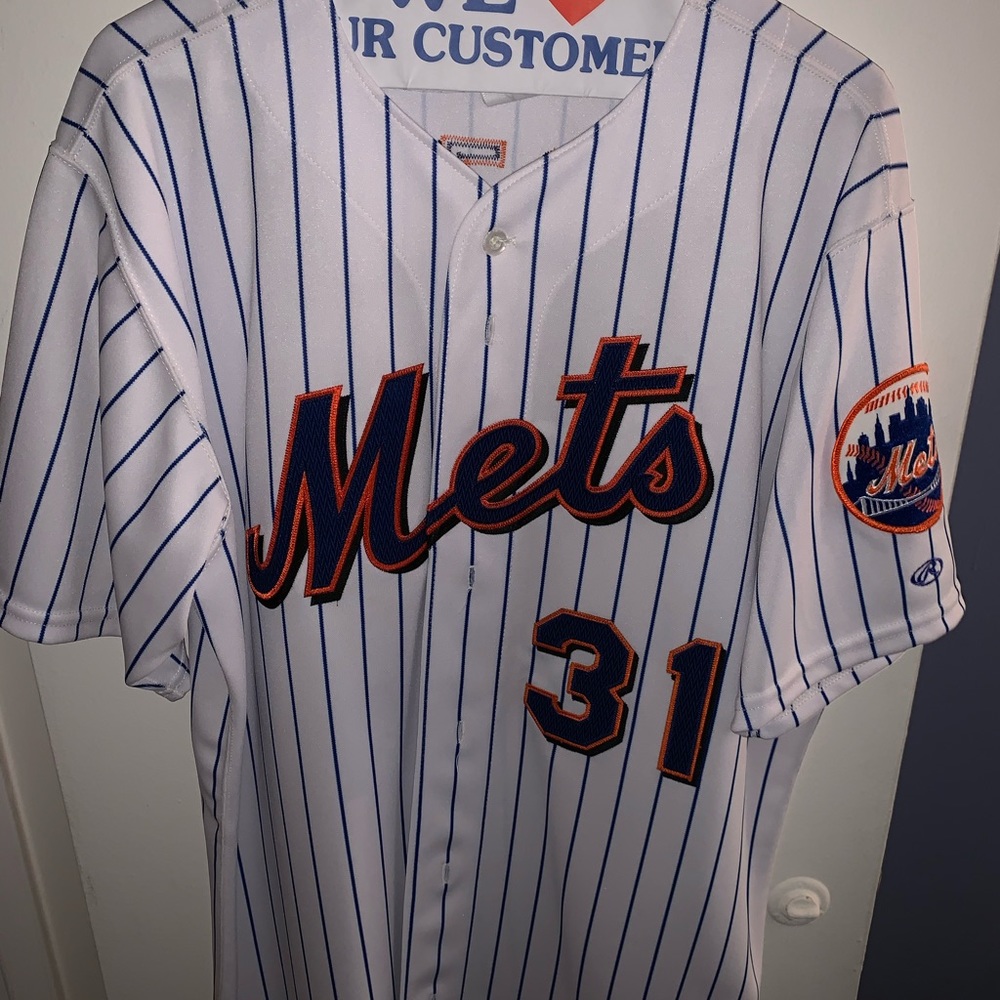Mike Piazza NY Mets home jersey